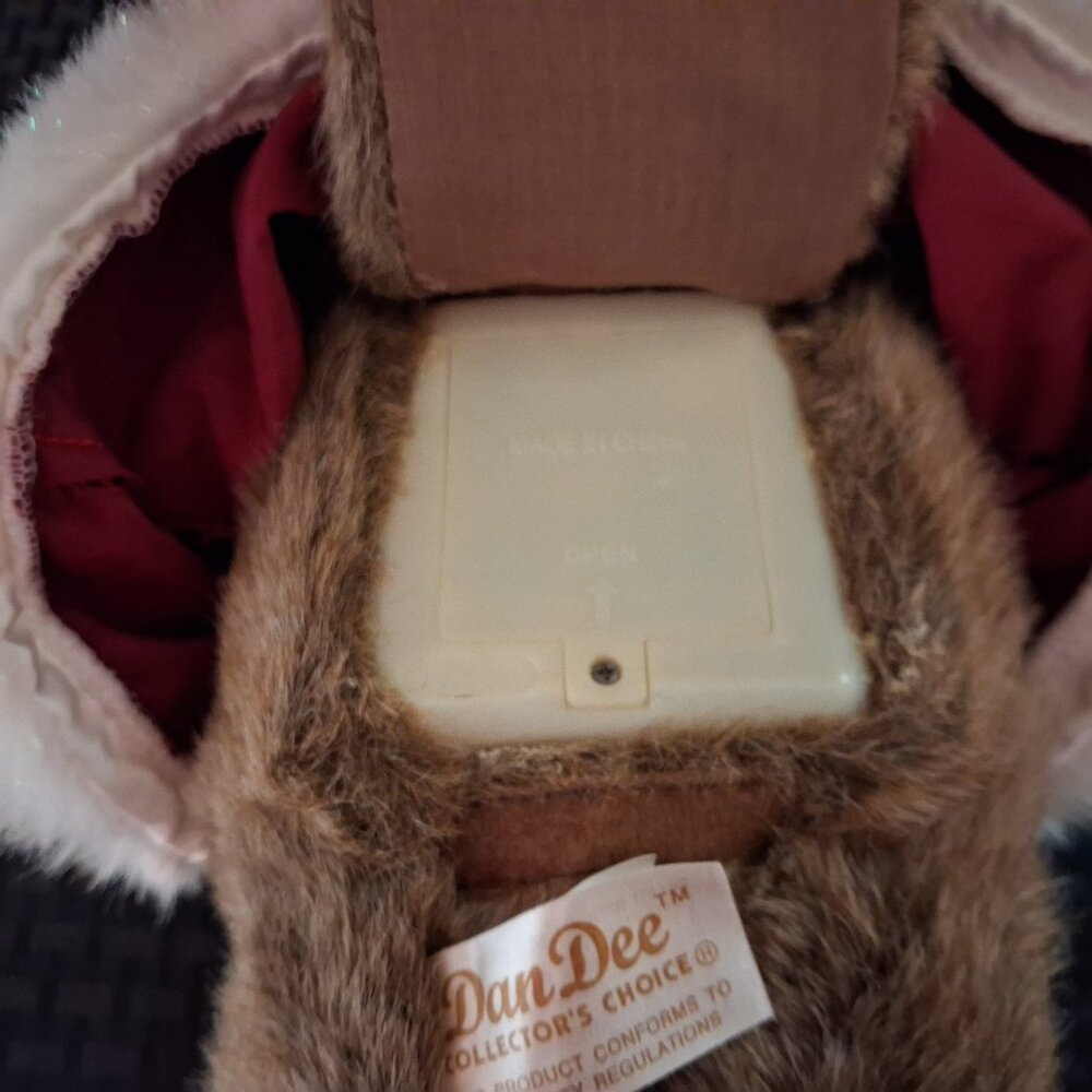 Dan Dee Teddy Bear with Top Hat Singing Lot Like Christmas See Video - Picture 12 of 13